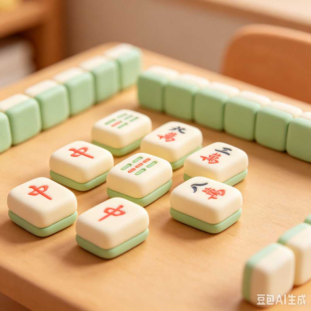classic color mahjong tiles