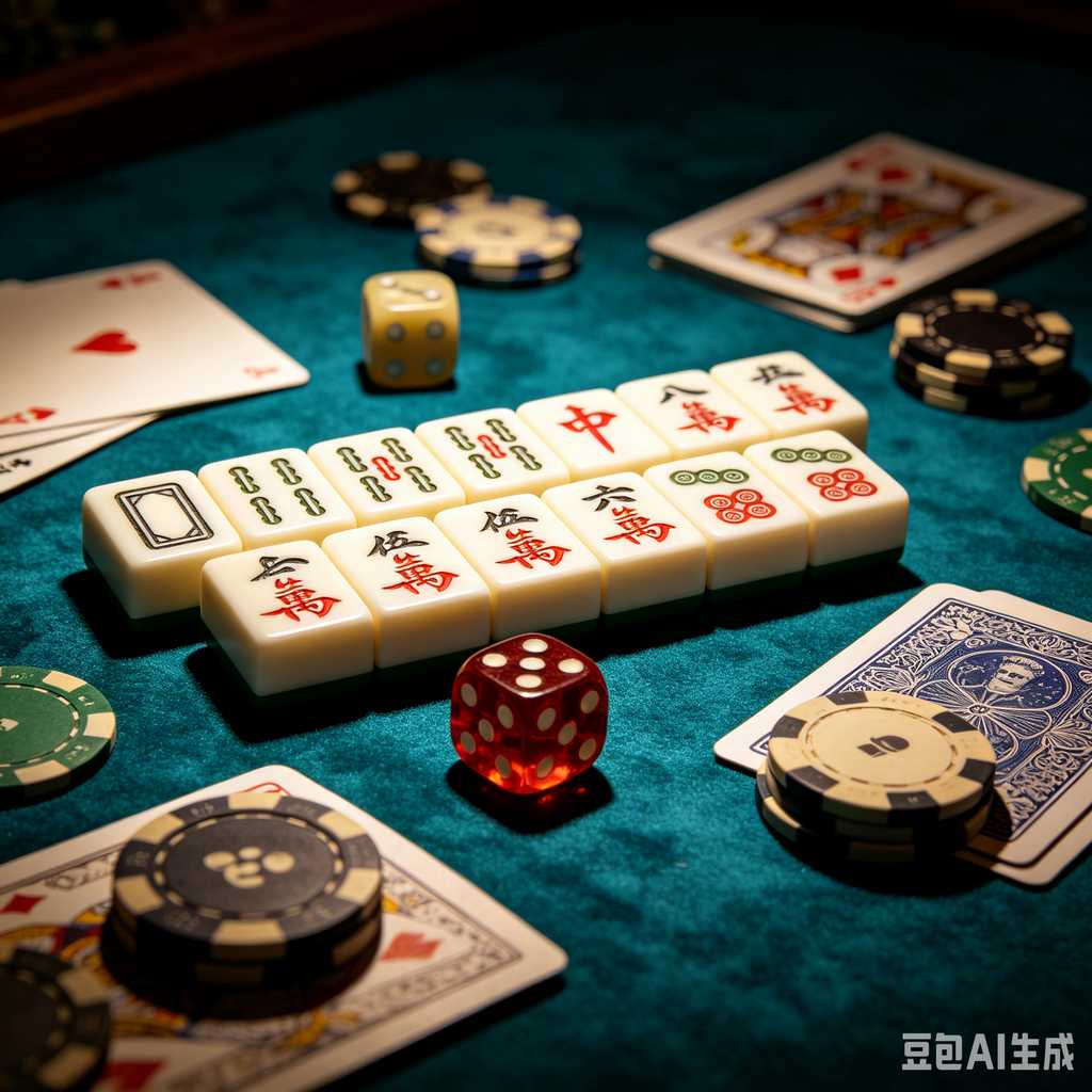 mah jongg set with carrying case